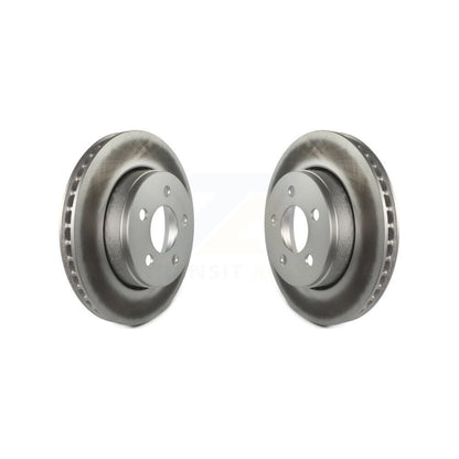 Coated Disc Brake Rotors Front Pair For Jeep Liberty Dodge Nitro