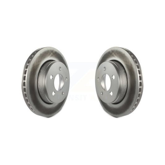 Coated Disc Brake Rotors Front Pair For Jeep Liberty Dodge Nitro