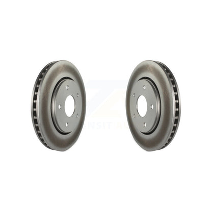 Coat Brake Rotors Front Pair For Dodge Grand Caravan Journey Chrysler Town & Ram