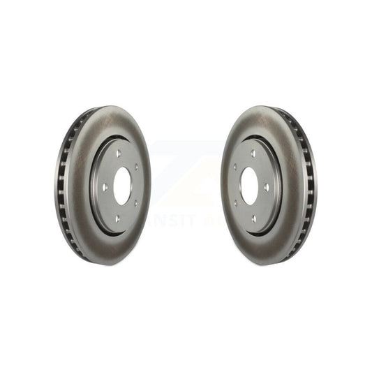 Coat Brake Rotors Front Pair For Dodge Grand Caravan Journey Chrysler Town & Ram
