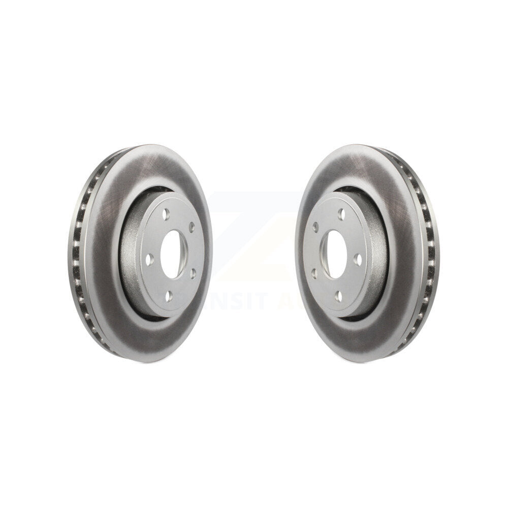 Coated Disc Brake Rotors Front Pair For Jeep Grand Cherokee Dodge Durango