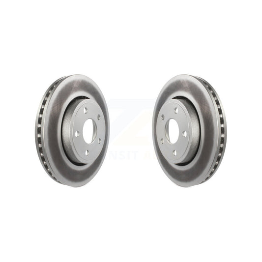 Coated Disc Brake Rotors Front Pair For Jeep Grand Cherokee Dodge Durango