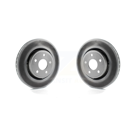 Coated Disc Brake Rotors Front Pair For Jeep Grand Cherokee Dodge Durango WK