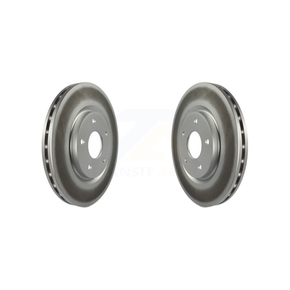 Coat Brake Rotors Front Pair For Dodge Grand Caravan Journey Chrysler Pacifica &