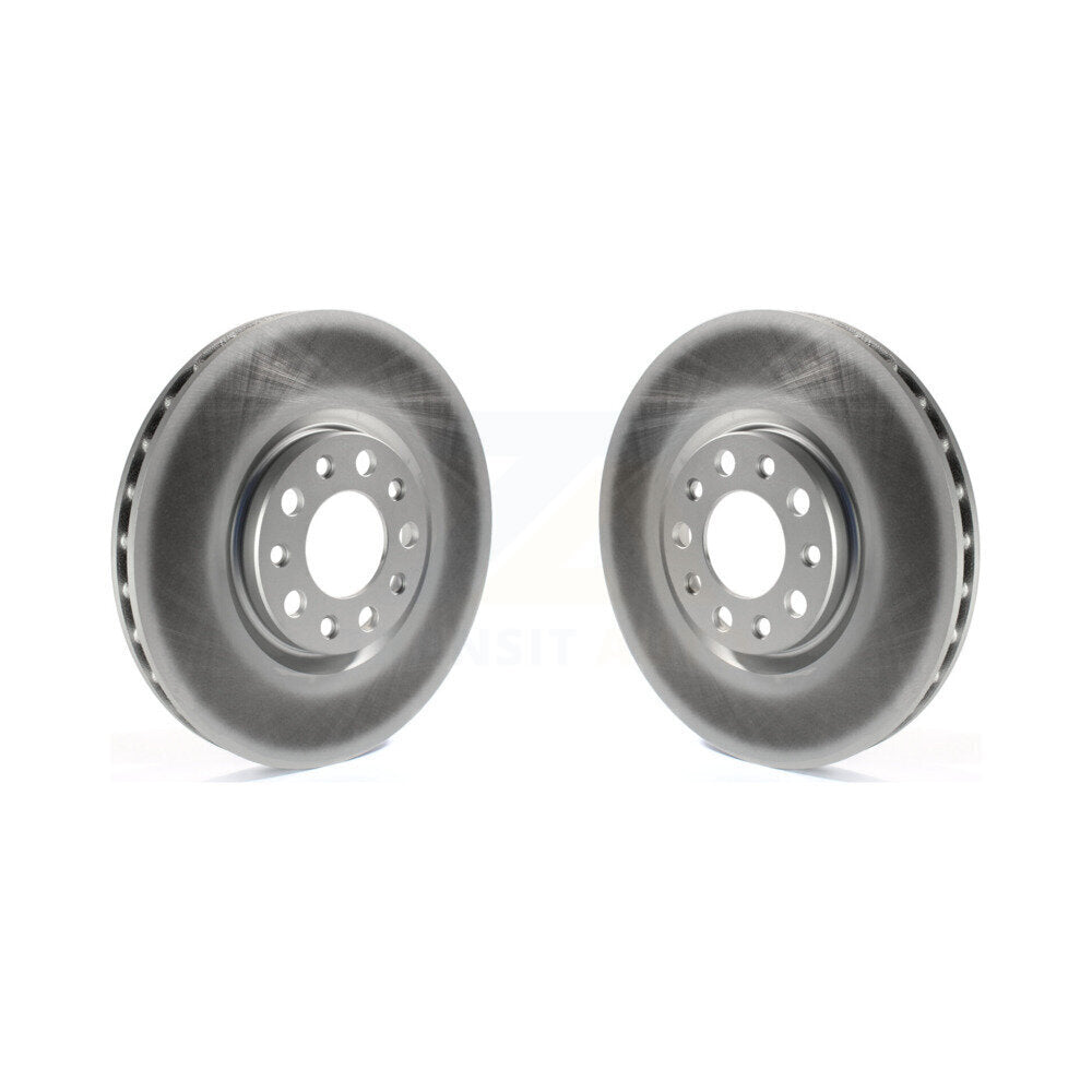 Coated Brake Rotors Front Pair For Jeep Compass Chrysler 200 Dodge Dart Renegade