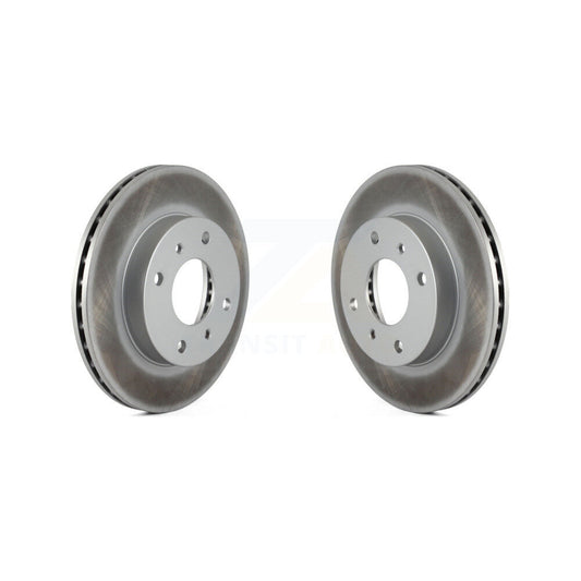 Coated Brake Rotor Front Pair For Nissan Sentra 240SX Axxess Stanza INFINITI G20