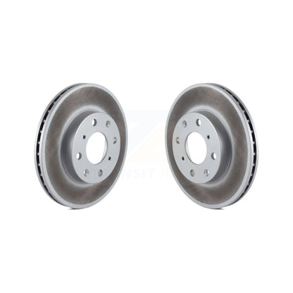 Coated Disc Brake Rotors Front Pair For Honda Civic del Sol CRX
