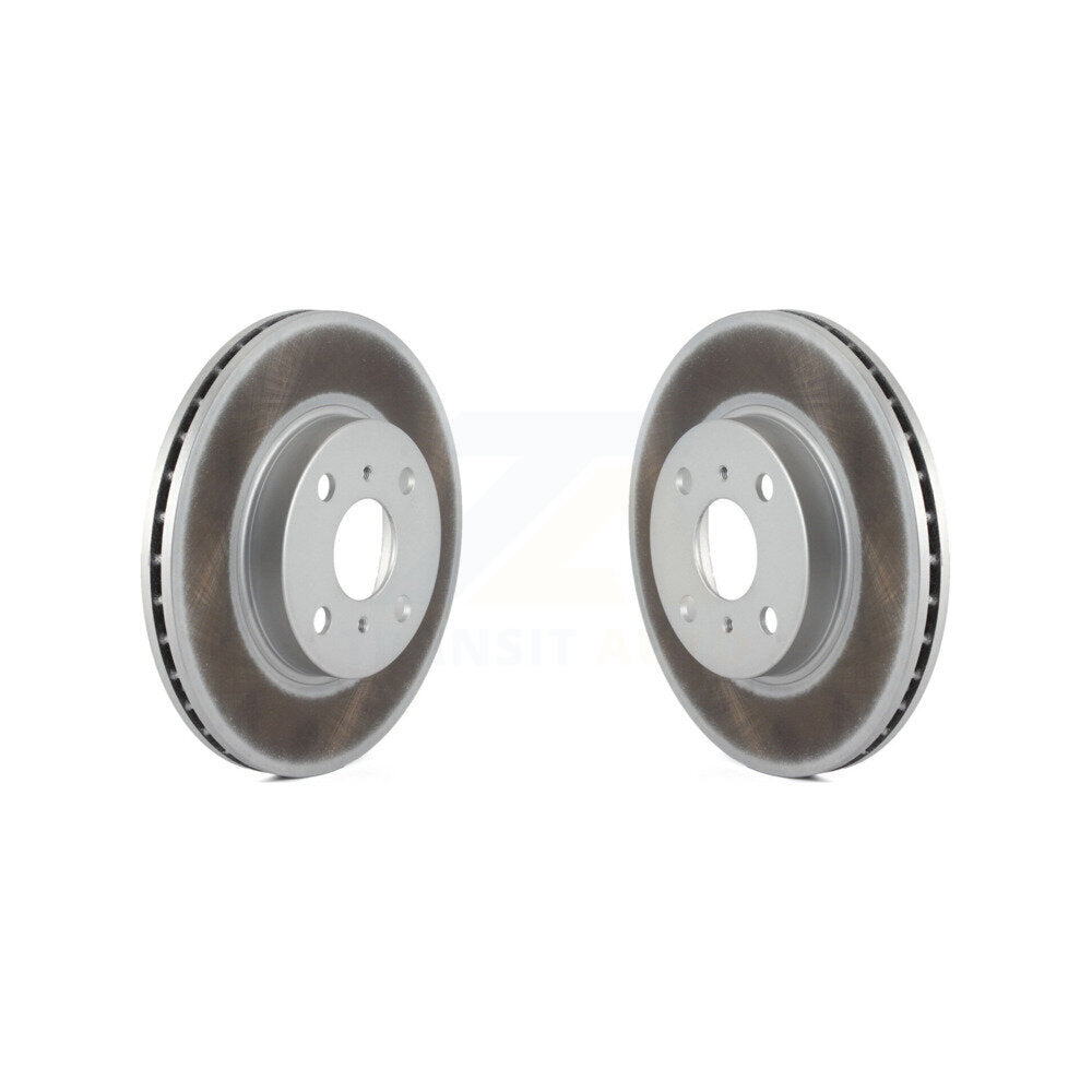 Coated Disc Brake Rotors Front Pair For Toyota Corolla Prius Prizm Chevrolet Geo