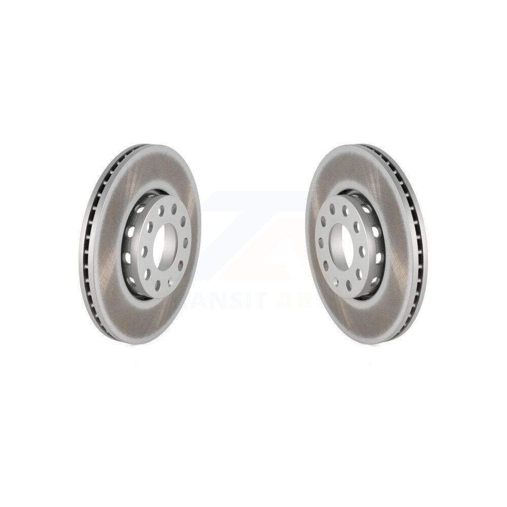 Coat Disc Brake Rotor Front Pair For Audi A4 Quattro Volkswagen Passat A6 S6 100