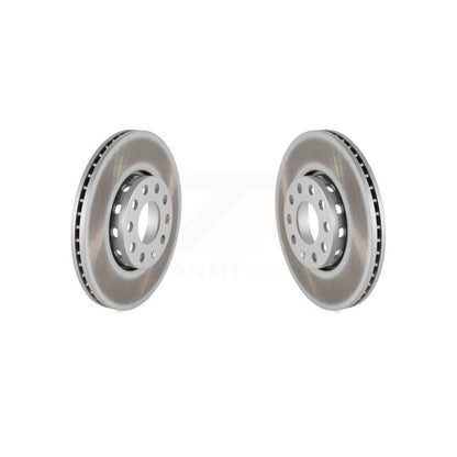 Coat Disc Brake Rotor Front Pair For Audi A4 Quattro Volkswagen Passat A6 S6 100