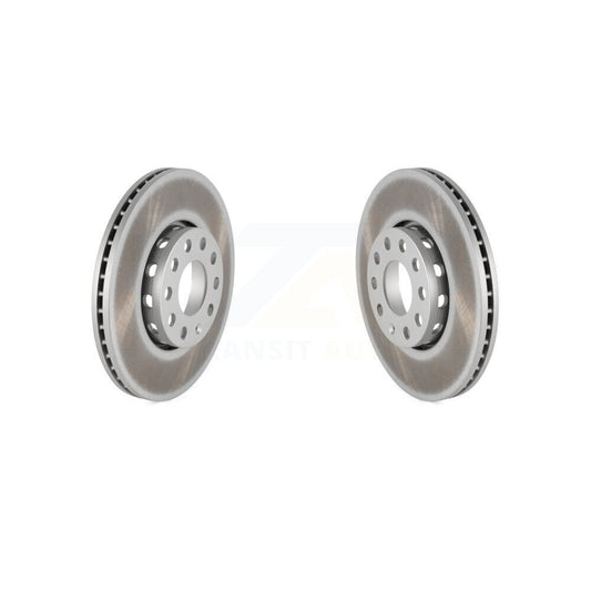 Coat Disc Brake Rotor Front Pair For Audi A4 Quattro Volkswagen Passat A6 S6 100