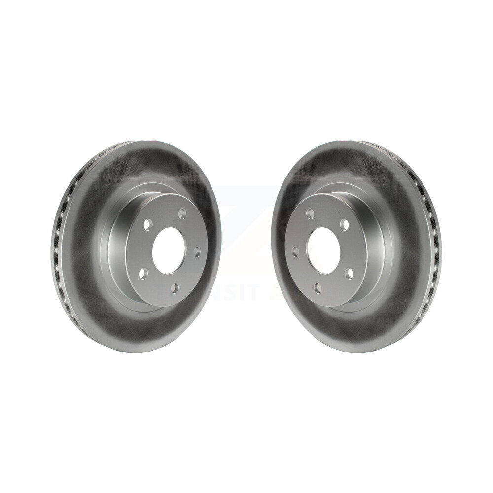 Coated Brake Rotors Front Pair For Subaru Impreza Scion FR-S Legacy BRZ Forester