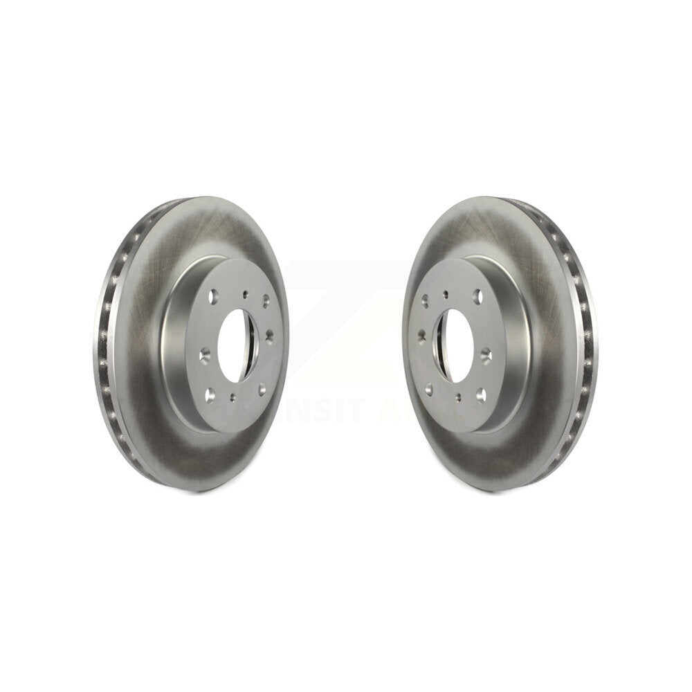Coated Disc Brake Rotors Front Pair For Honda Accord Prelude Acura CL