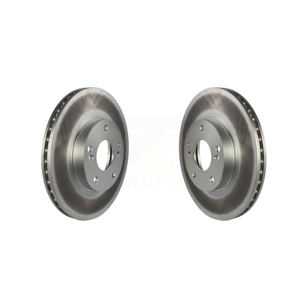 Coated Brake Rotors Front Pair For Honda Civic Accord Acura Fit CSX Element ILX