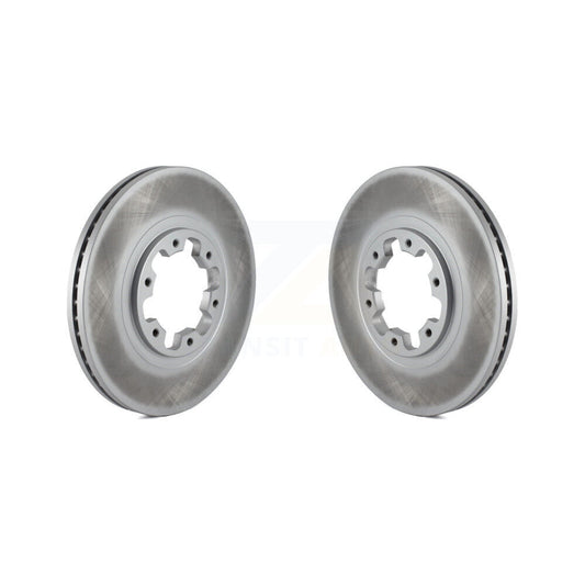 Coated Disc Brake Rotors Front Pair For Nissan Pathfinder INFINITI QX4