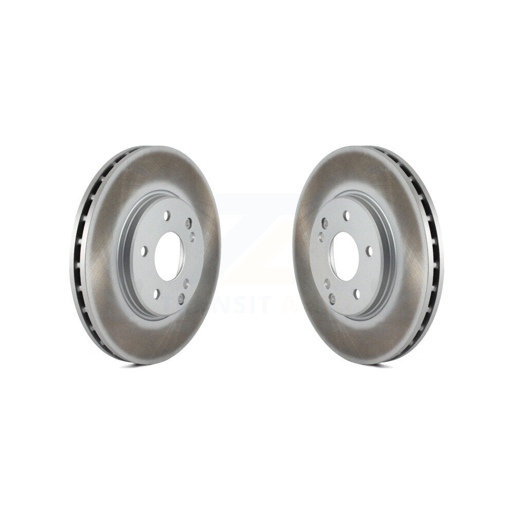 Coated Brake Rotors Front Pair For Mercedes-Benz Chrysler Crossfire E320 CLK320