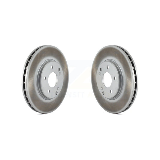 Coated Brake Rotors Front Pair For Mercedes-Benz Chrysler Crossfire E320 CLK320