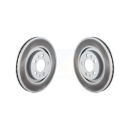 Coated Disc Brake Rotors Front Pair For Volkswagen Jetta Golf Beetle City