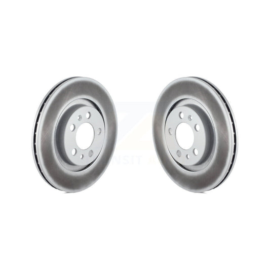 Coated Disc Brake Rotors Front Pair For Volkswagen Jetta Golf Beetle City