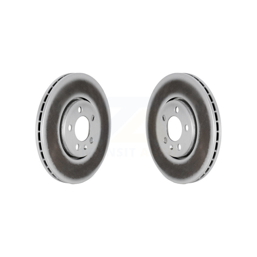 Coated Disc Brake Rotors Front Pair For Volkswagen Jetta Golf Beetle