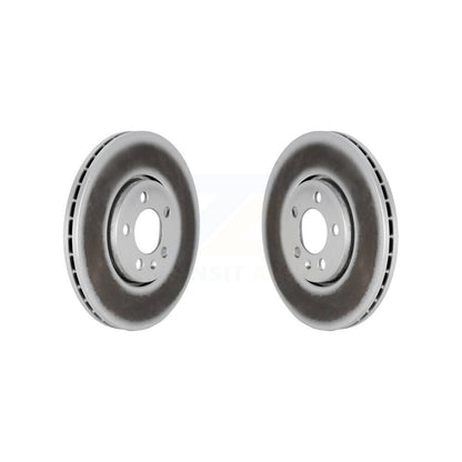 Coated Disc Brake Rotors Front Pair For Volkswagen Jetta Golf Beetle