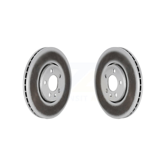 Coated Disc Brake Rotors Front Pair For Volkswagen Jetta Golf Beetle
