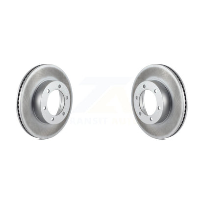 Coated Disc Brake Rotors Front Pair For Toyota Tundra Sequoia