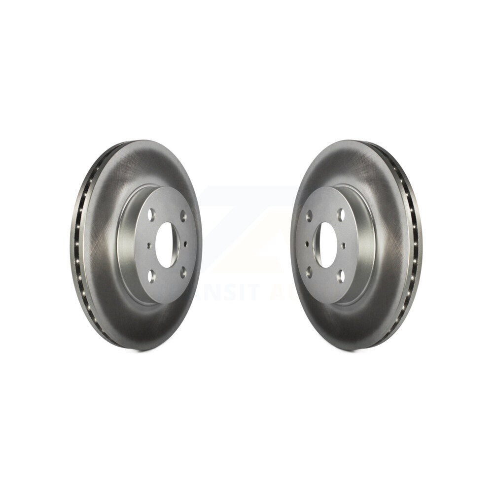 Coated Disc Brake Rotors Front Pair For Toyota Echo MR2 Spyder