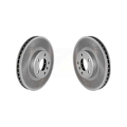 Coated Disc Brake Rotors Front Pair For BMW X5