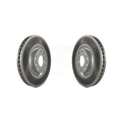 Coated Disc Brake Rotors Front Pair For Audi A4 Quattro Allroad A6 S4 S6