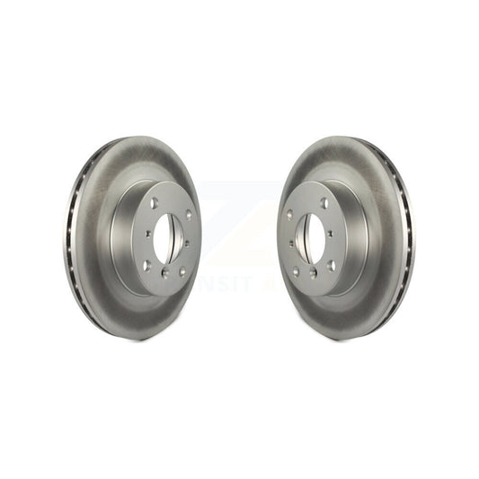Coated Disc Brake Rotors Front Pair For Suzuki Aerio Esteem