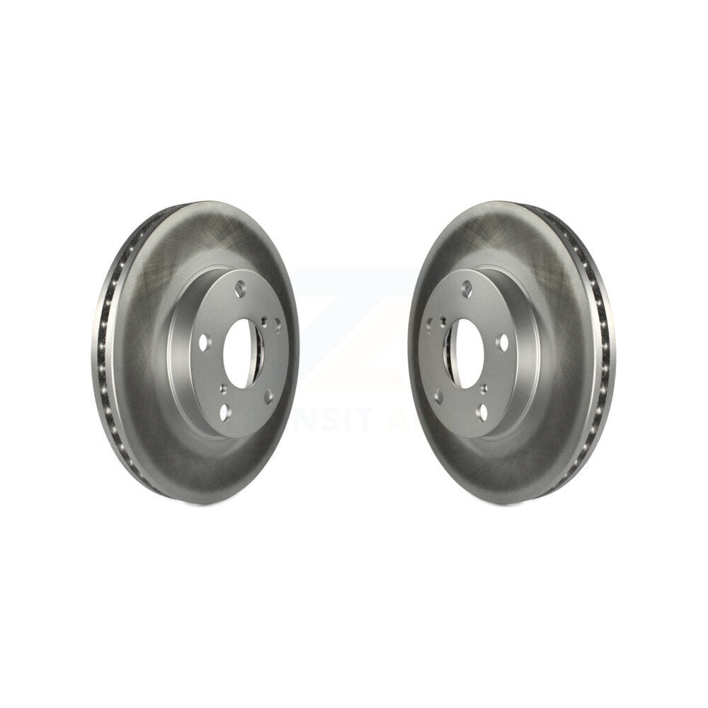 Coated Disc Brake Rotors Front Pair For Toyota RAV4