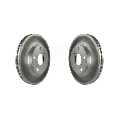 Coated Disc Brake Rotors Front Pair For Toyota RAV4