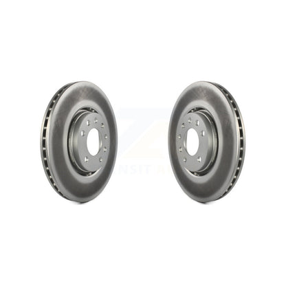 Coated Disc Brake Rotors Front Pair For Saturn Astra Saab 9-5 9-3