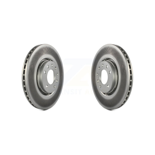 Coated Disc Brake Rotors Front Pair For Saturn Astra Saab 9-5 9-3