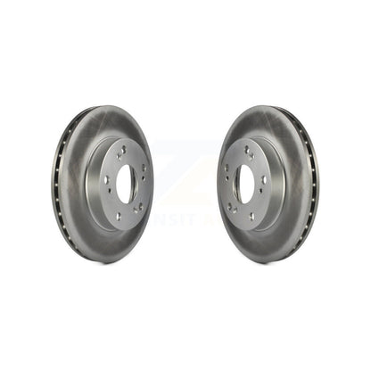 Coated Disc Brake Rotors Front Pair For Honda Civic Acura RSX CR-Z