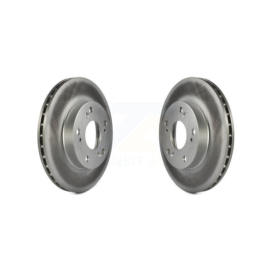 Coated Disc Brake Rotors Front Pair For Honda Civic Acura RSX CR-Z
