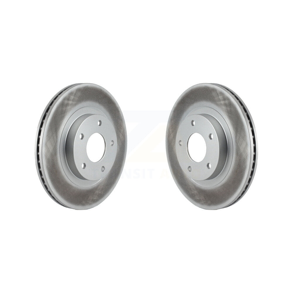 Coated Disc Brake Rotors Front Pair For Nissan Altima Maxima INFINITI I35