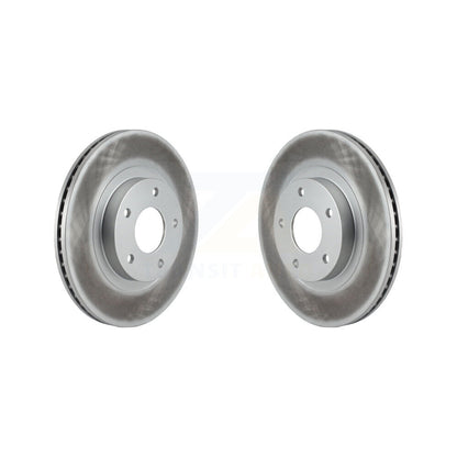 Coated Disc Brake Rotors Front Pair For Nissan Altima Maxima INFINITI I35