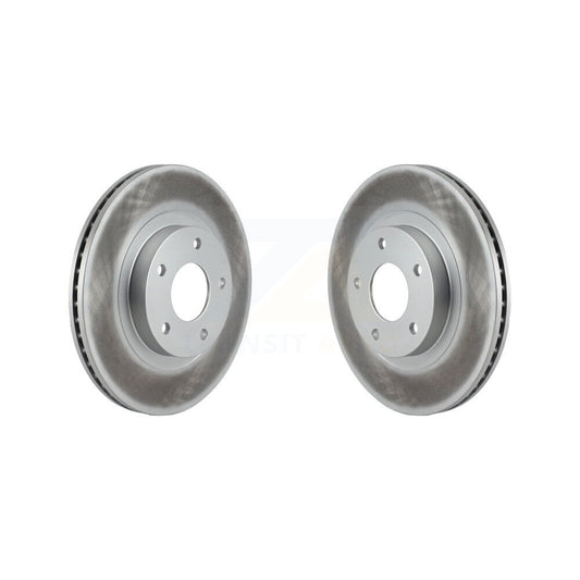 Coated Disc Brake Rotors Front Pair For Nissan Altima Maxima INFINITI I35