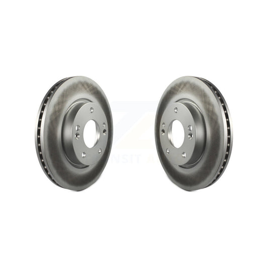 Coat Brake Rotors Front Pair For Hyundai Elantra Tucson Kia Sonata Sportage Soul