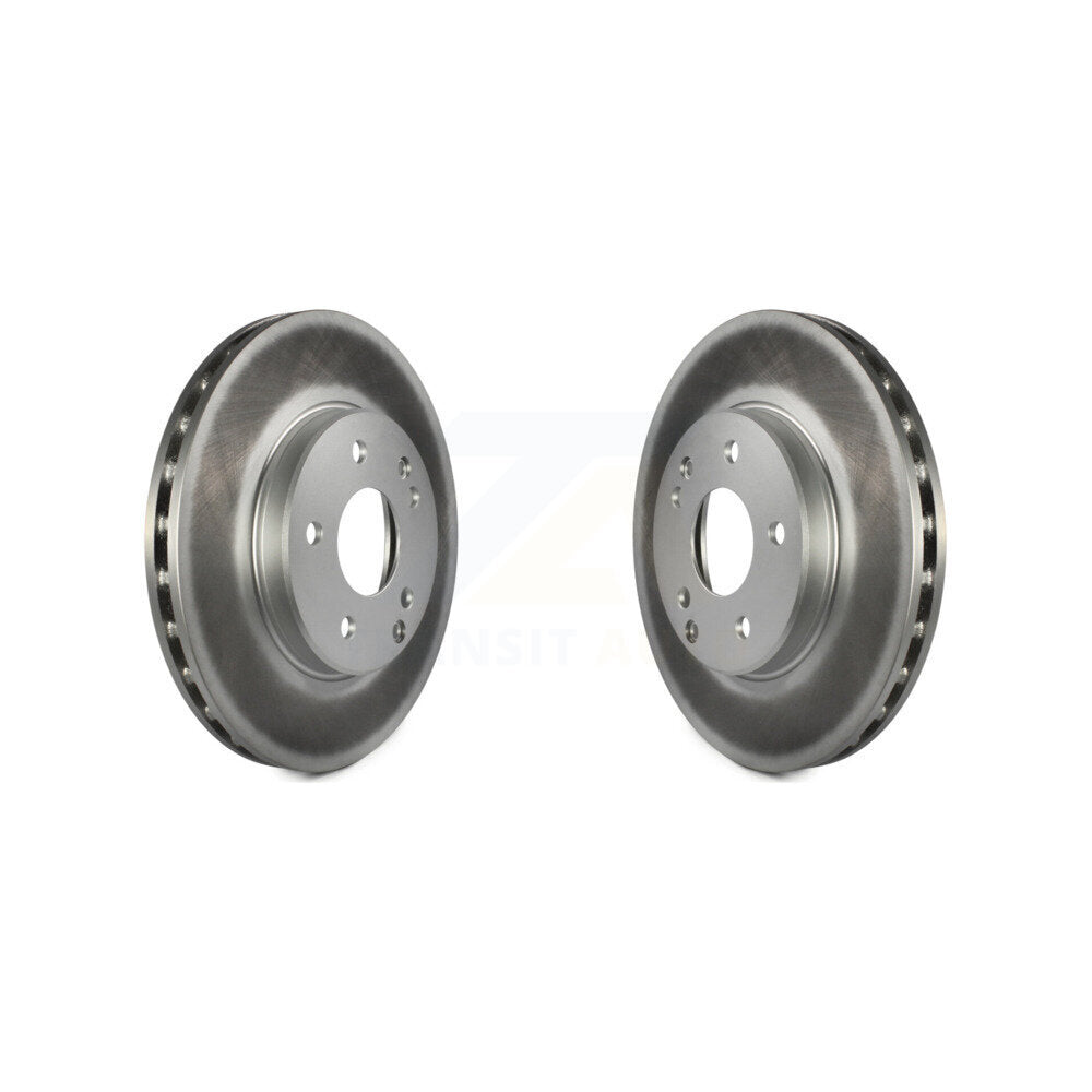 Coated Disc Brake Rotors Front Pair For Mercedes-Benz C230 C240 SLK230 C280