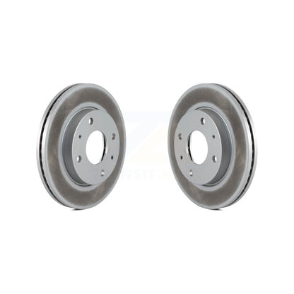 Coat Disc Brake Rotors Front Pair For Hyundai Elantra Sonata Kia Optima Magentis