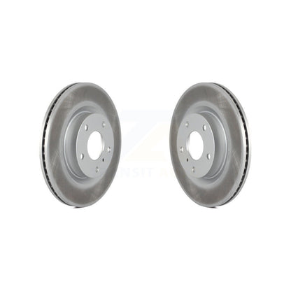 Coated Disc Brake Rotors Front Pair For INFINITI G35 Nissan 350Z