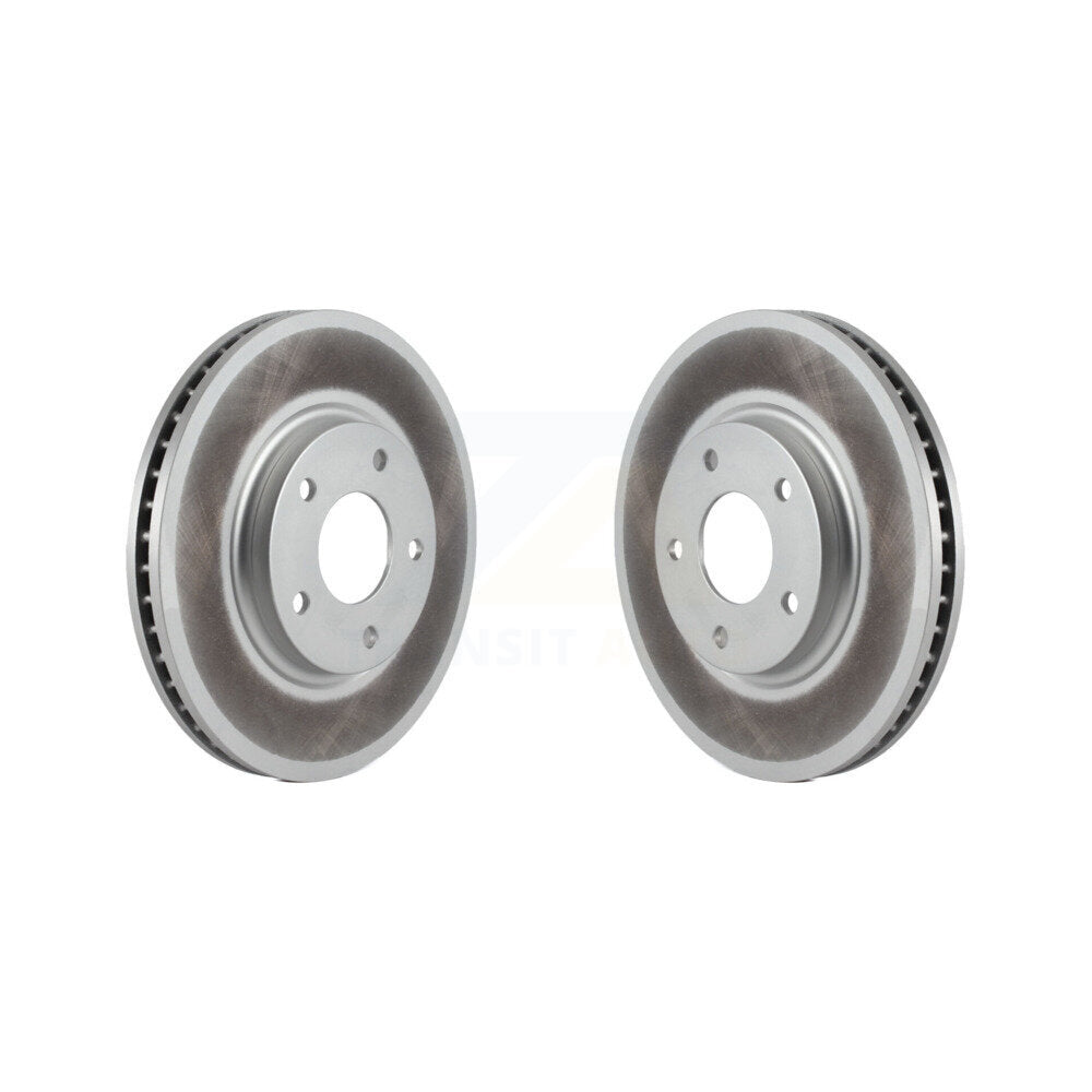 Coated Disc Brake Rotors Front Pair For Nissan Quest INFINITI Q45 M45