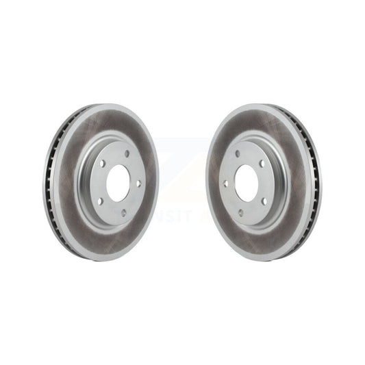 Coated Disc Brake Rotors Front Pair For Nissan Quest INFINITI Q45 M45