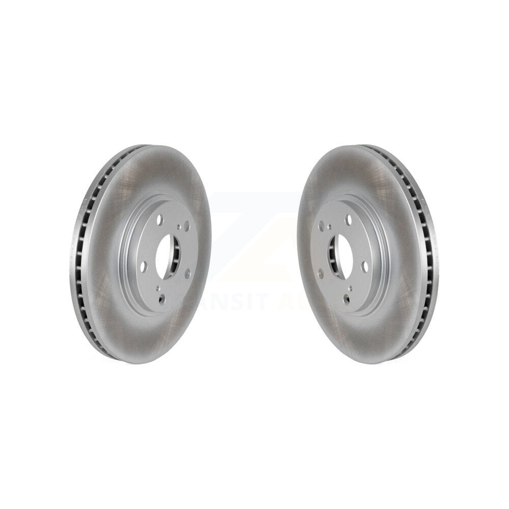 Coated Disc Brake Rotors Front Pair For Toyota Highlander