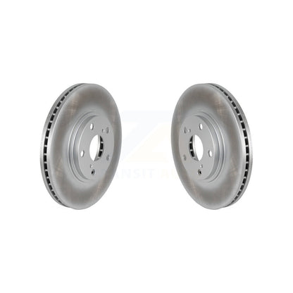 Coated Disc Brake Rotors Front Pair For Toyota Highlander