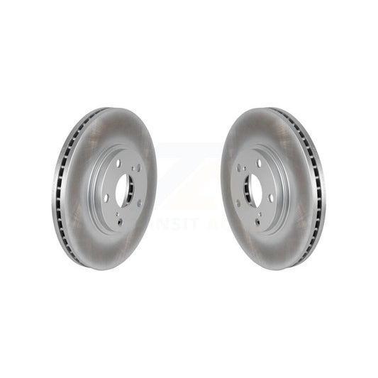 Coated Disc Brake Rotors Front Pair For Toyota Highlander