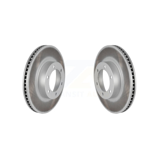 Coated Disc Brake Rotors Front Pair For Toyota 4Runner Lexus GX470